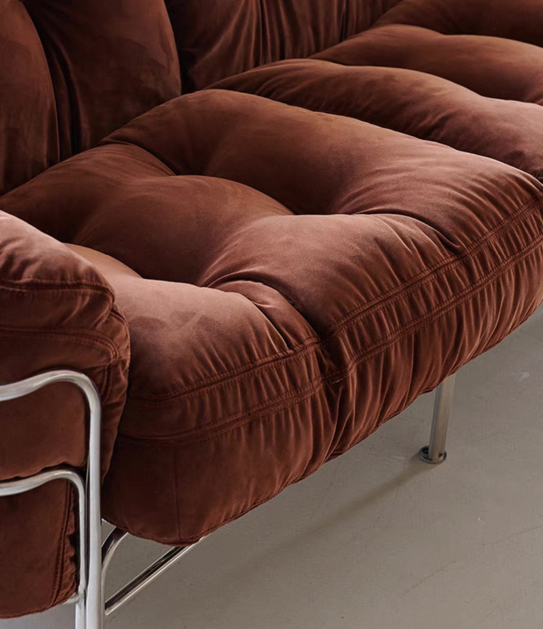 New Arrivals Steel Armchair Single Sofa Chic Furniture