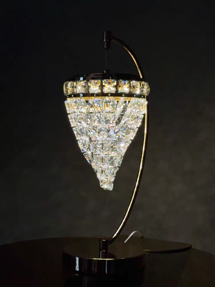 French-Style Crystal Table Lamp Pendant Light