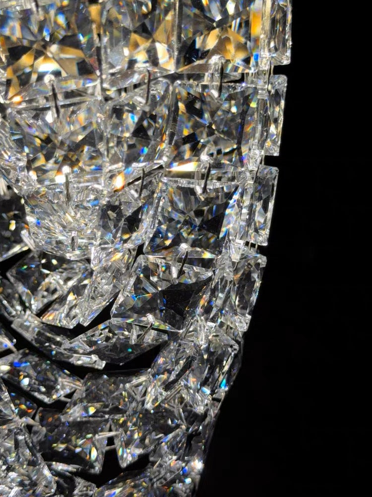French-Style Crystal Table Lamp Pendant Light