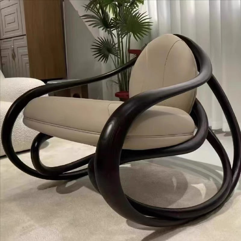 Walnut Chair Leisure Chair Swivel Chair Gior Getti Chair