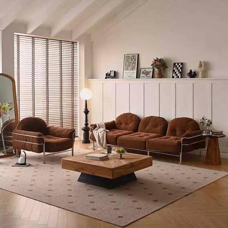 New Arrivals Steel Armchair Single Sofa Chic Furniture
