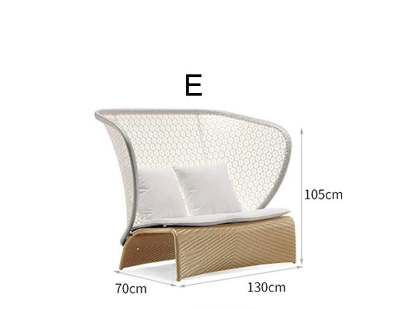 Outdoor Furniture PE Rattan Furniture Stylish Outdoor Chairs