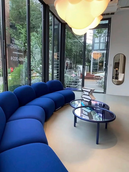 Artistic Glass Coffee Table Designed by Italian Artist