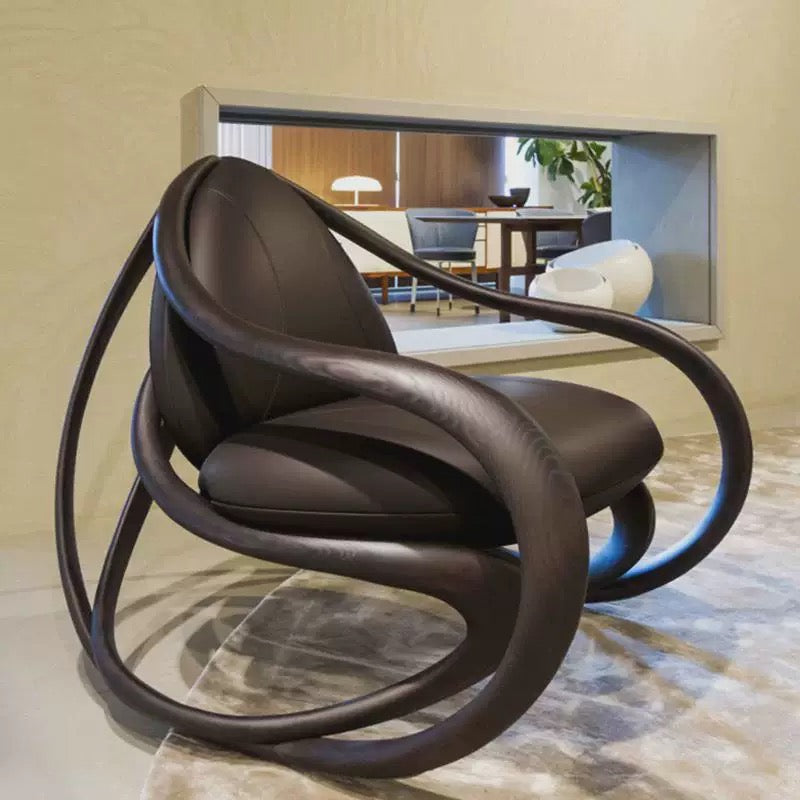Walnut Chair Leisure Chair Swivel Chair Gior Getti Chair