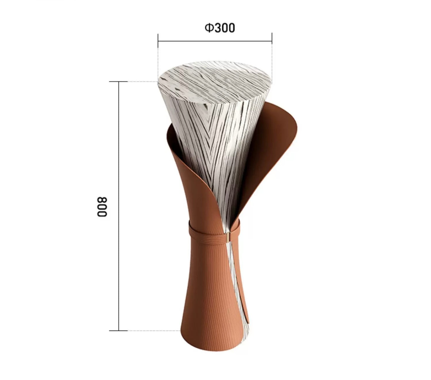 Italian-inspired End Table Modern Design Side Table Unique Home Furnishings