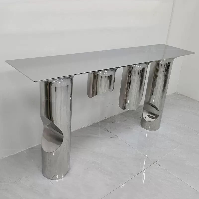 New Arrivals Stainless Steel Console Italian Designer Luxury Home Decor