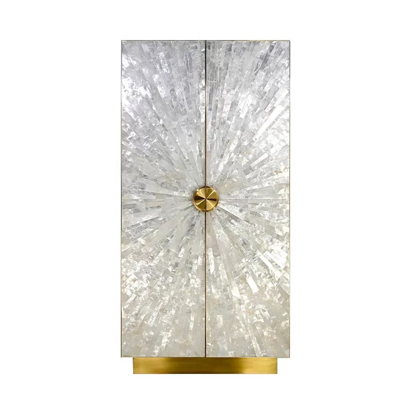 2025 New Arrivals Mother of Pearl  Cabinet Luxurious Wine Cabinet Sideboard Home Decor