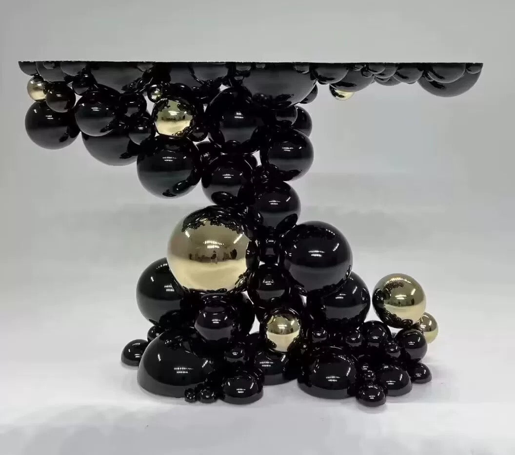 Fantastic Bubble Design Console Luxurious Side Table Modern Villa Interior