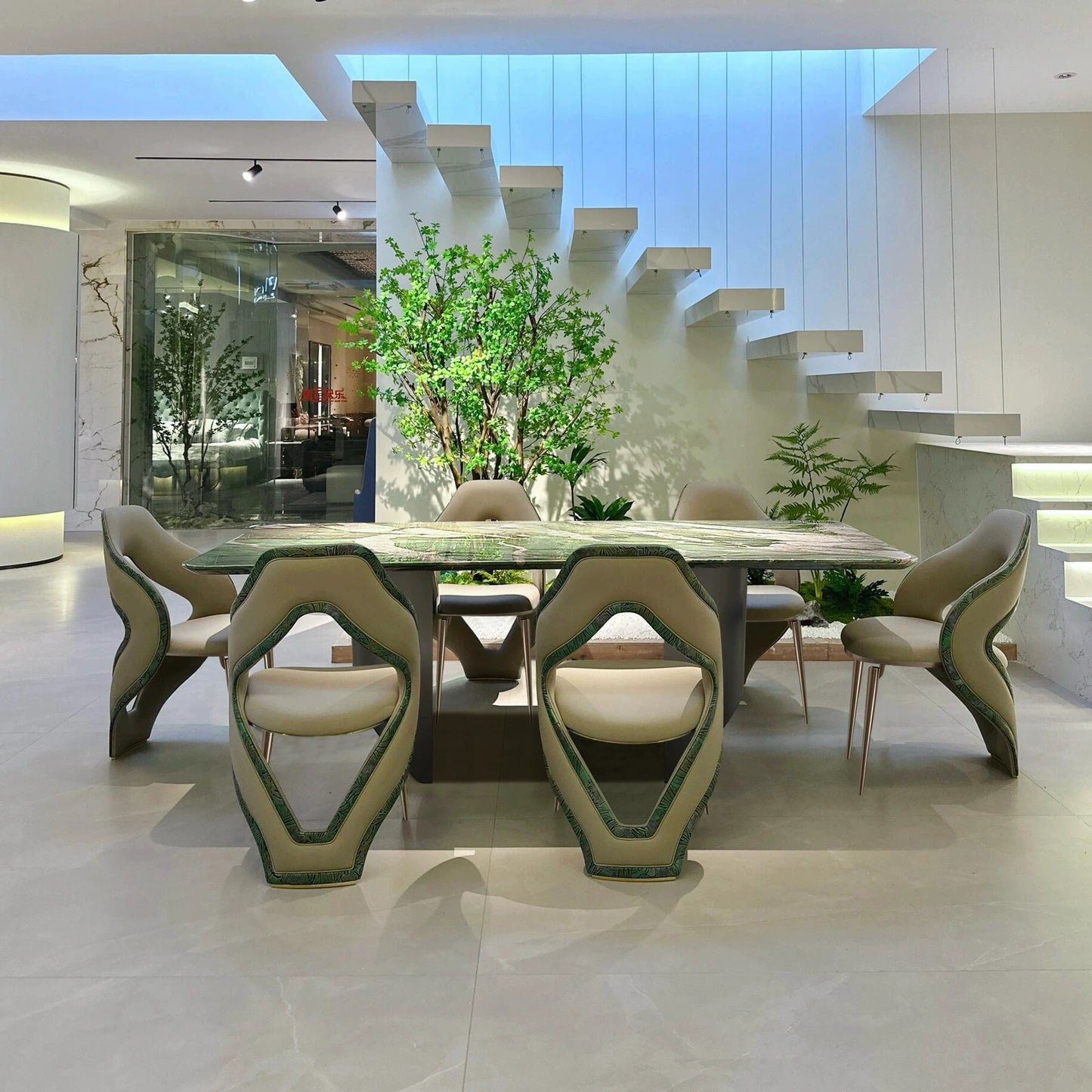 New Arrival Artistic Dinning Chair High-quality Material Luxurious Dining Room Design