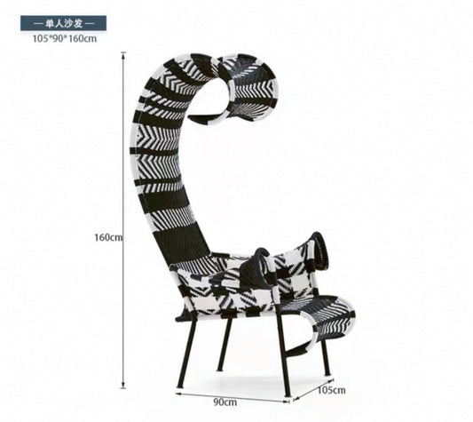 Chic Design Outdoor Furniture Wicker Chair Stylish Home Furniture