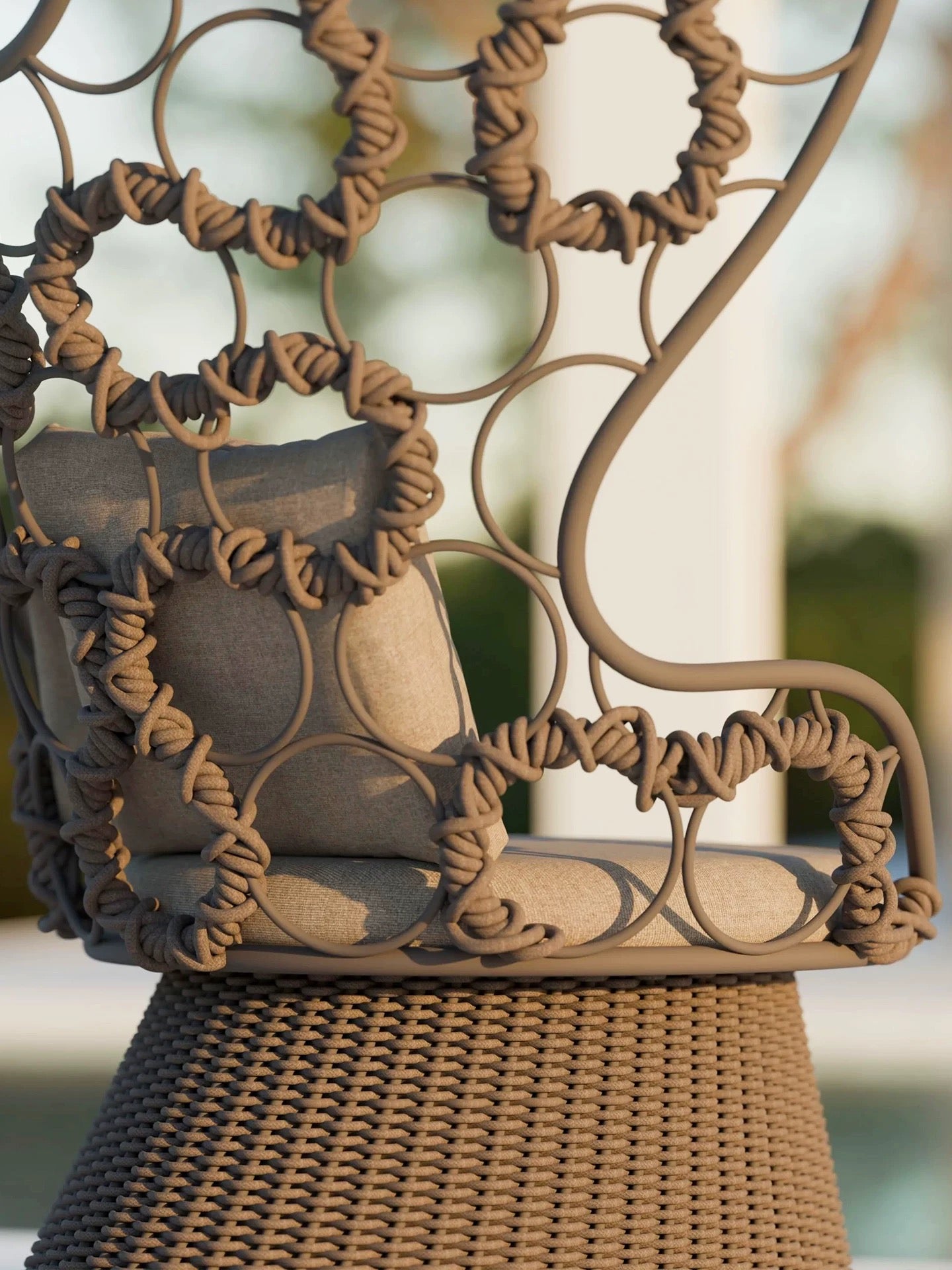 New Arrivals Outdoor Rattan Sofa Waterproof Sunproof Garden Furniture