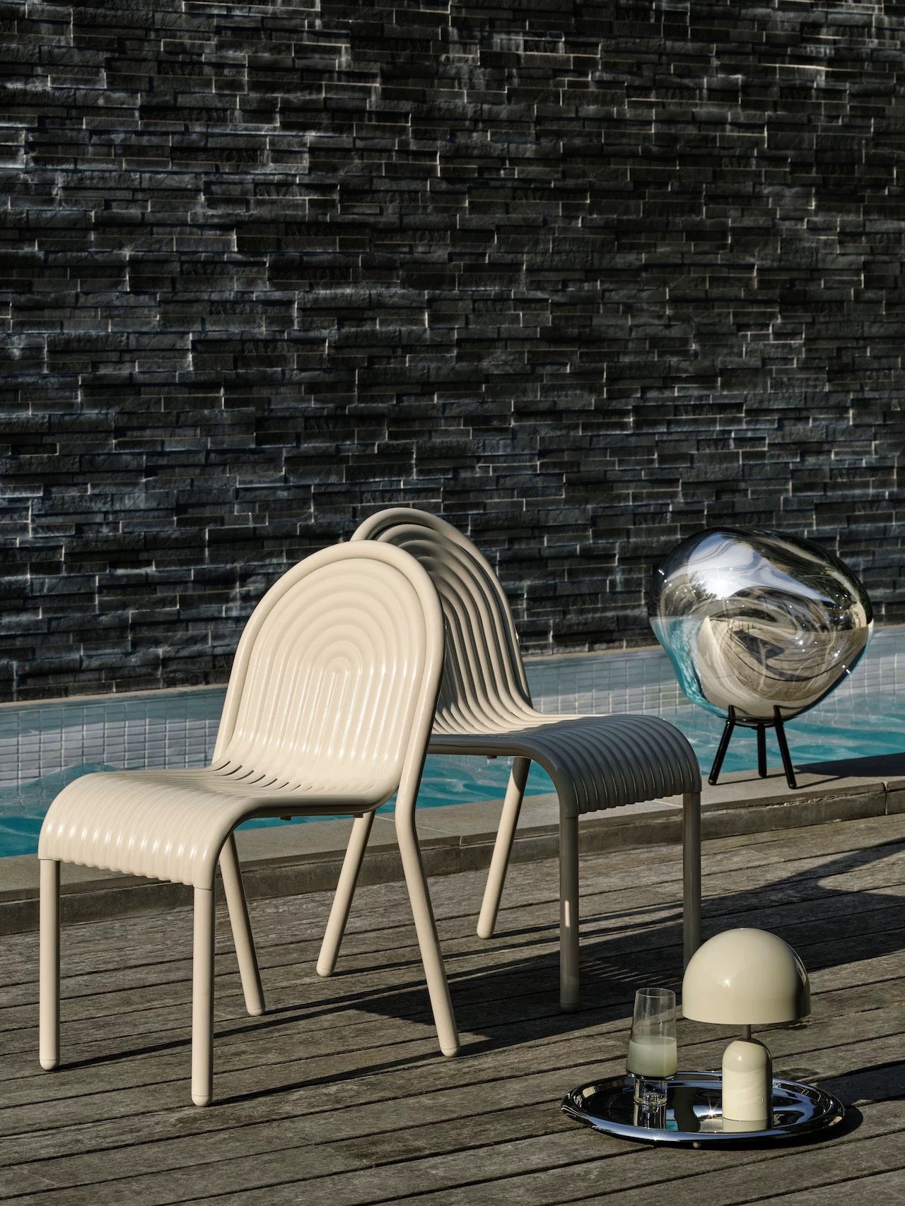 Aluminum Furniture Outdoor Metal Table Chair Set