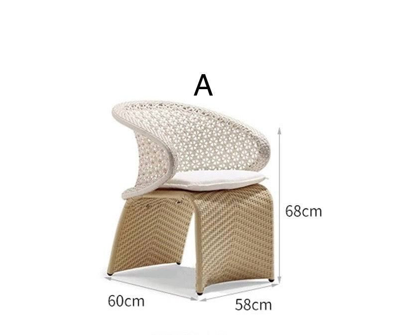 Outdoor Furniture PE Rattan Furniture Stylish Outdoor Chairs