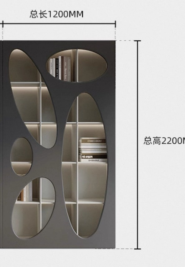 Artistic Furniture Minimalist Shelf Bookshelf Office Shelf Cabinet