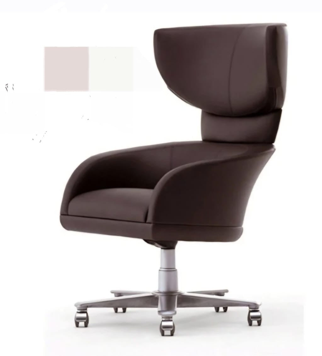 Luxurious Arm Chair Animal Skin Fabric Leather Single Sofa Seat Living Room Furniture