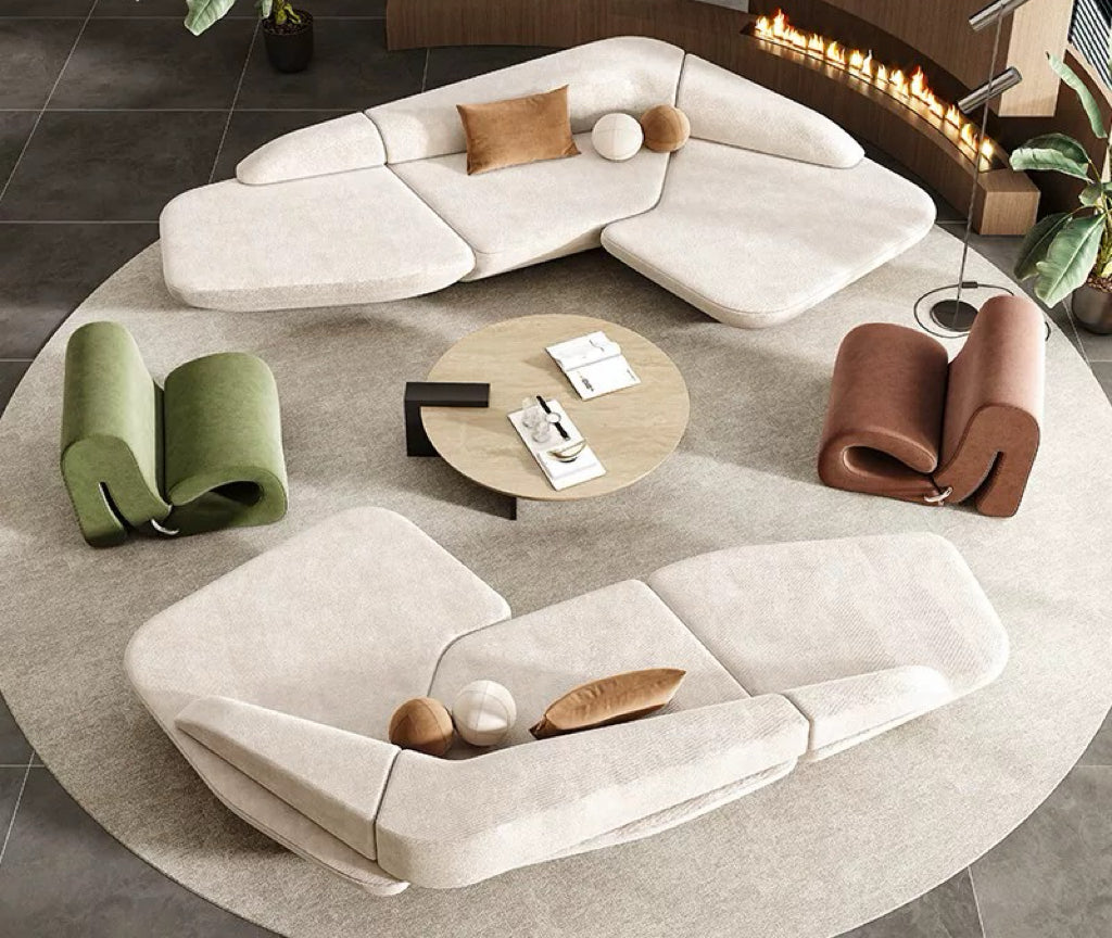 Living Room Sofa Set for Living Room Lobby Reception Commercial Furniture