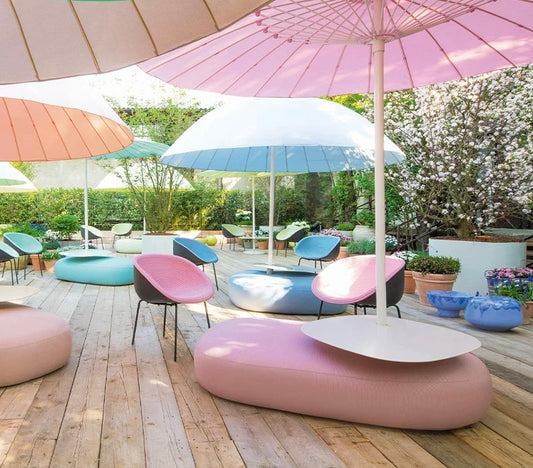 Outdoor Furniture Rattan Furniture  Sun Umbrella Outdoor Sofa