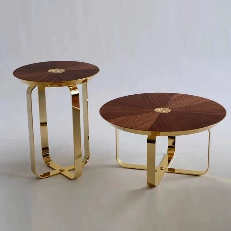 New Arrivals Stylish Coffee Table Side Table Brass with Logo