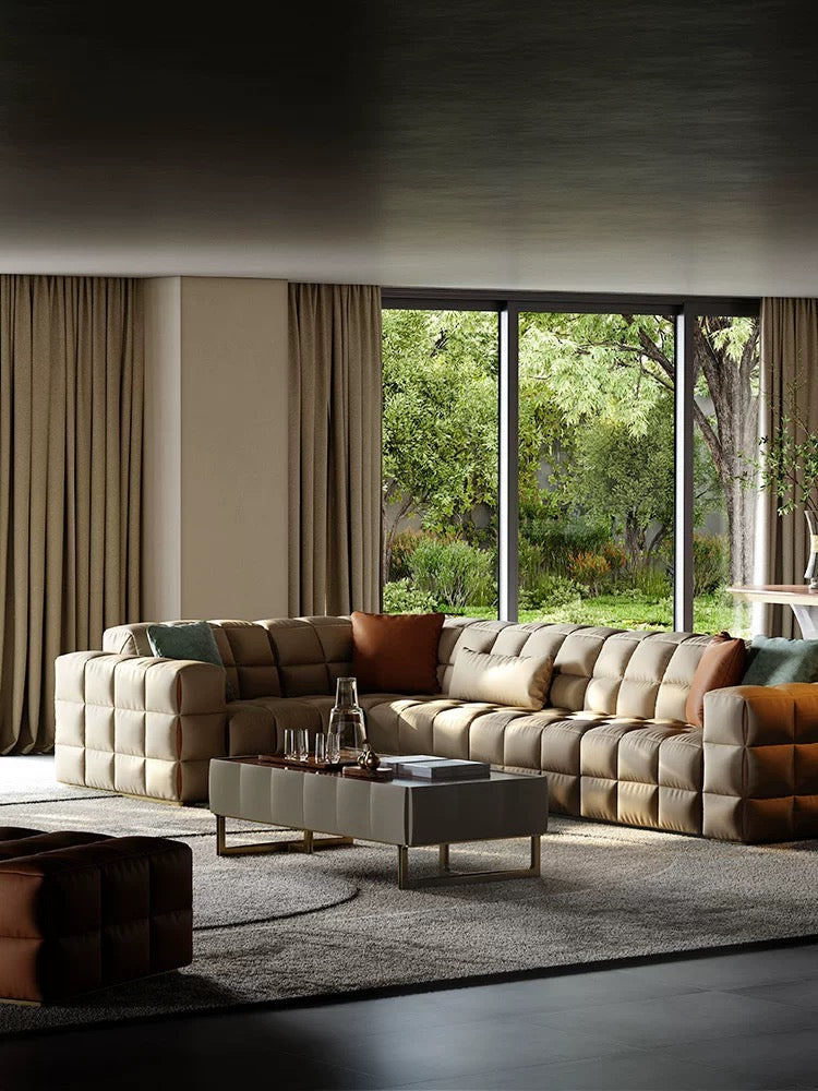 Luxurious electric modular sofa villa living room furniture A must-hav ...