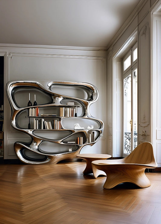 New Arrivals Irregular Shelf Unique Design Bookshelf Home Decor