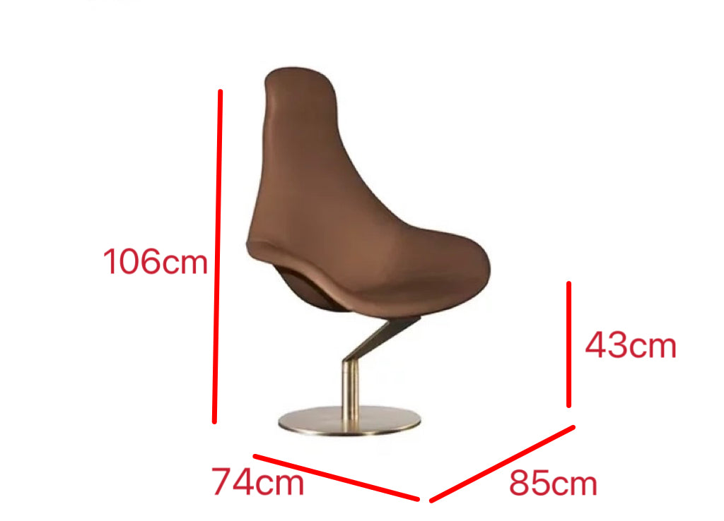 New Arrivals Creative Single Swivel Chair Luxurious Chair