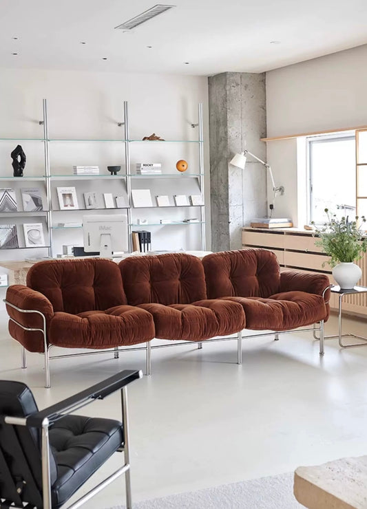 New Arrivals Steel Armchair Single Sofa Chic Furniture