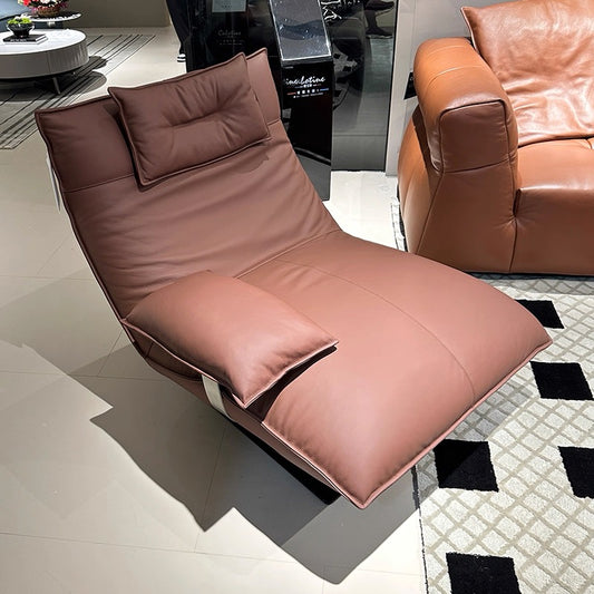 Genuine Leather Lounge Chair Leisure Chair Very Comfortable