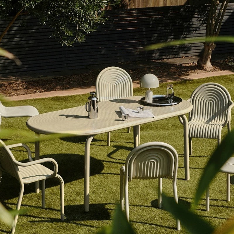Aluminum Furniture Outdoor Metal Table Chair Set