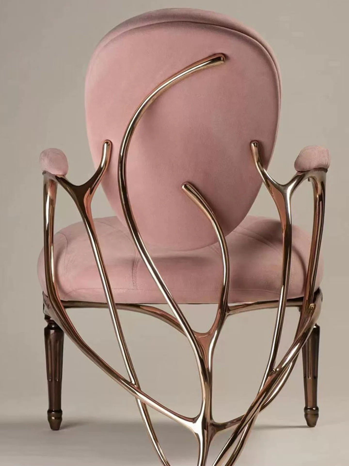 New Arrivals 2025 Autumn Furniture Idea from Butterfly Brass Cowhide ArmChair