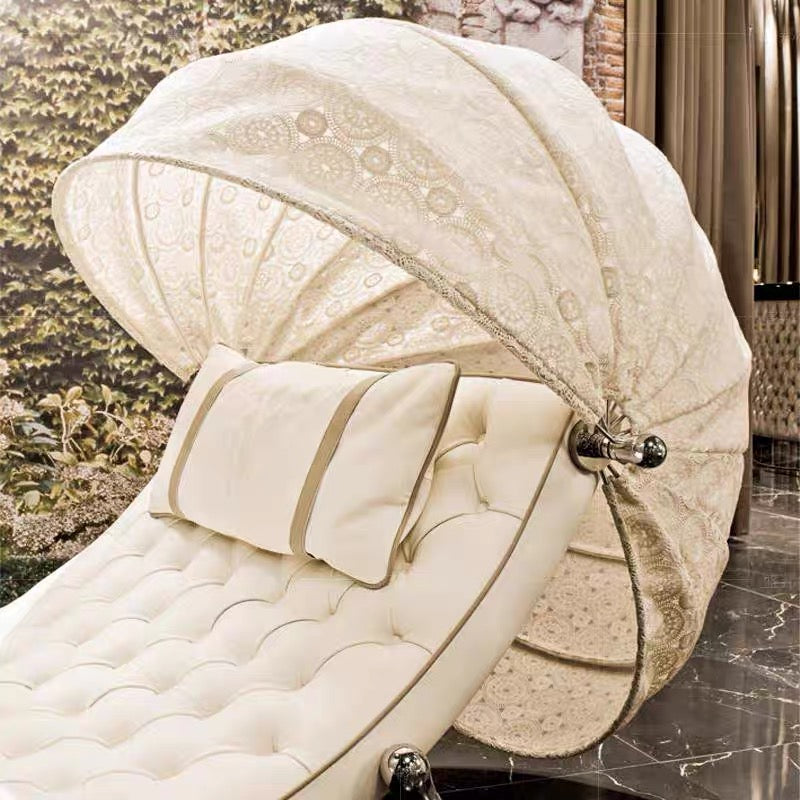 Italian-designed Chaise Longue Luxurious Single Sofa Chair
