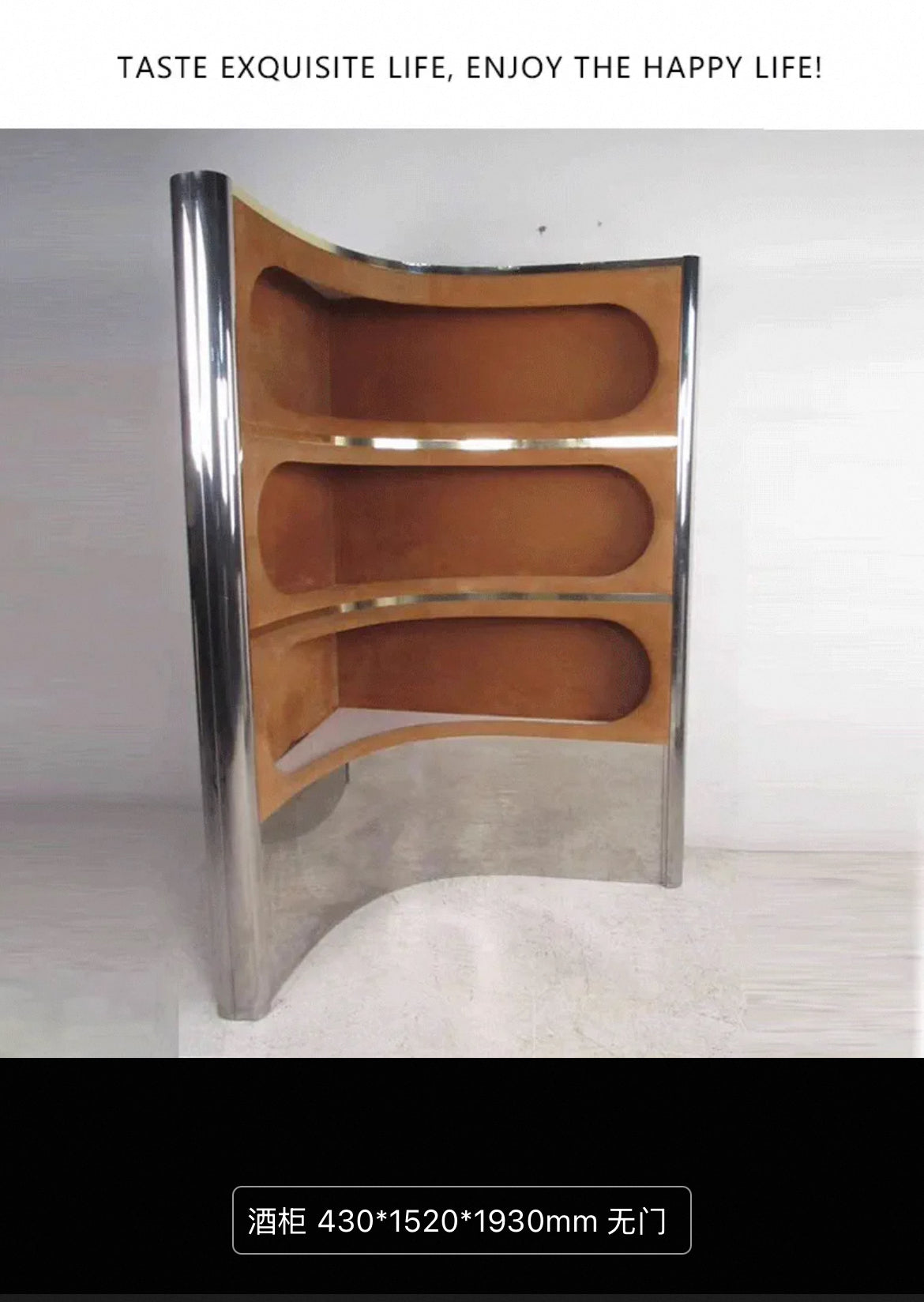 New Arrivals Luxurious Home Bar Triangular Cabinet Chic Design