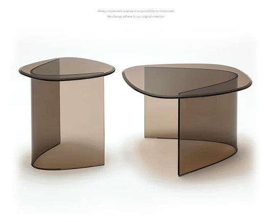 2025 New Arrivals Tempered Glass Coffee Table Set