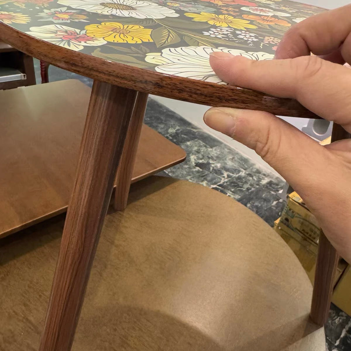 Group Purchase Vintage-inspired Side Table Artistic Coffee Table