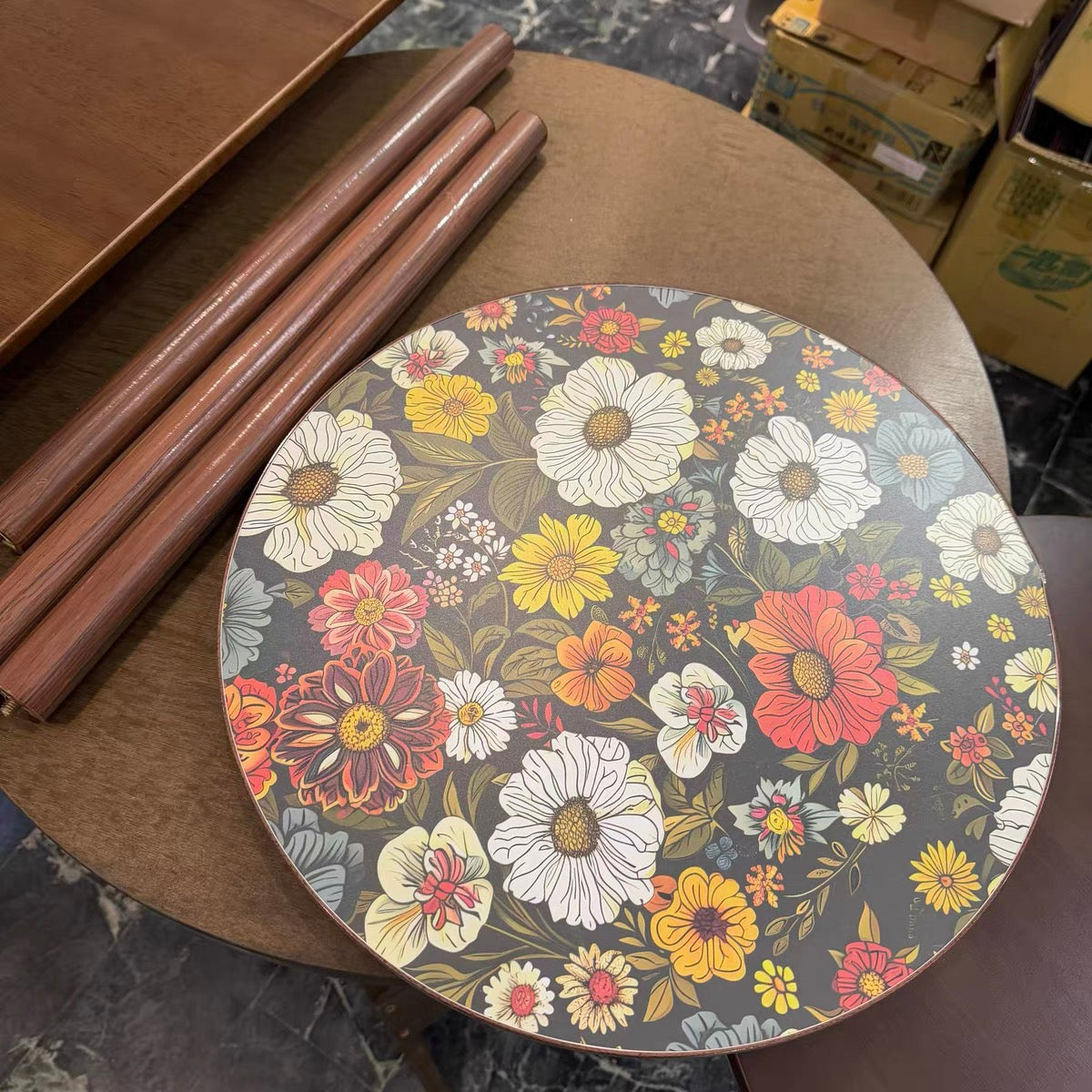Group Purchase Vintage-inspired Side Table Artistic Coffee Table