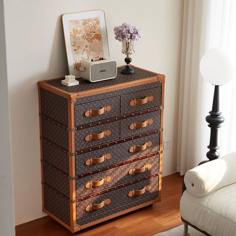 Fashionable Leather Cabinet FREE Shipping