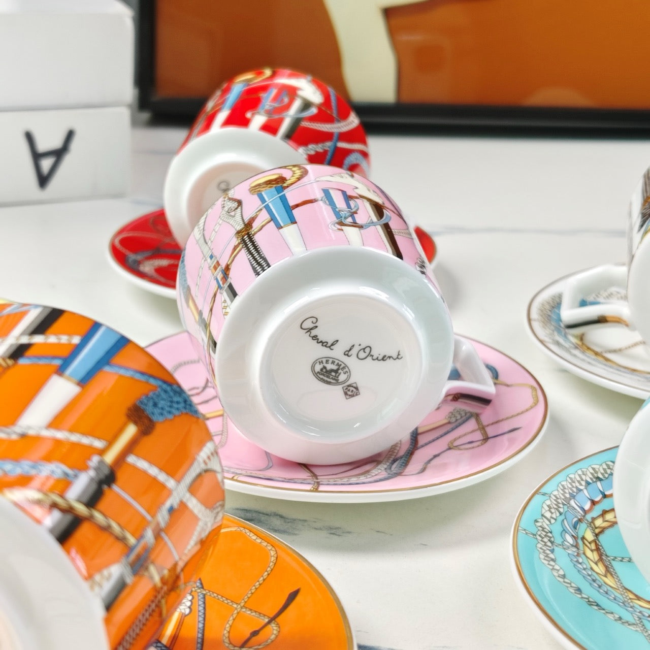 Christmas Gift Birthday Gift Coffee Cup Six Cups Six Saucers Tableware Free Shipping