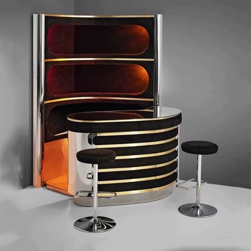 New Arrivals Luxurious Home Bar Triangular Cabinet Chic Design