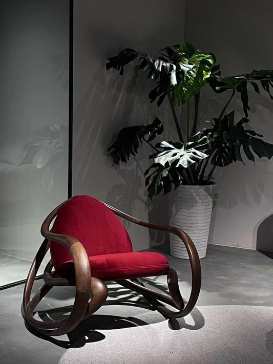 Walnut Chair Leisure Chair Swivel Chair Gior Getti Chair