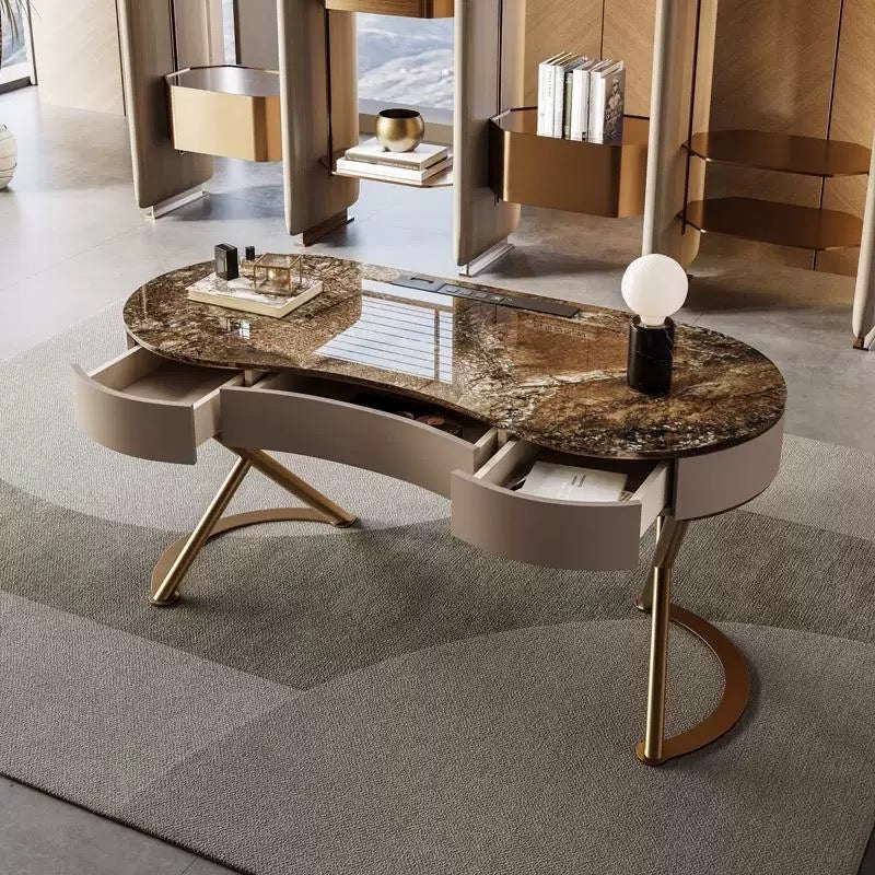 Italian-style Desk Luxurious Office Furniture Office Desk Office Chair