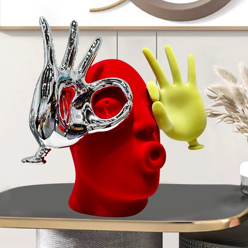 Creative Home Decoration Unique Art Sculpture Stylish Home Furnishings