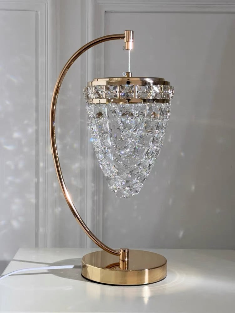 French-Style Crystal Table Lamp Pendant Light