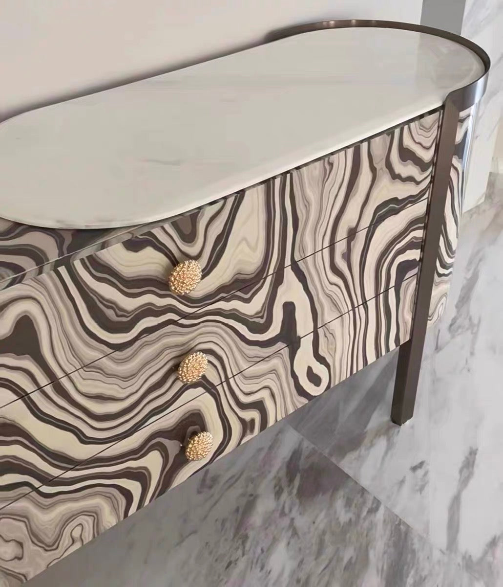 New Arrivals Luxurious Console Stylish Side Cabinet Sideboard