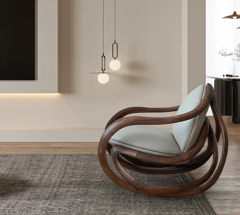 Walnut Chair Leisure Chair Swivel Chair Gior Getti Chair