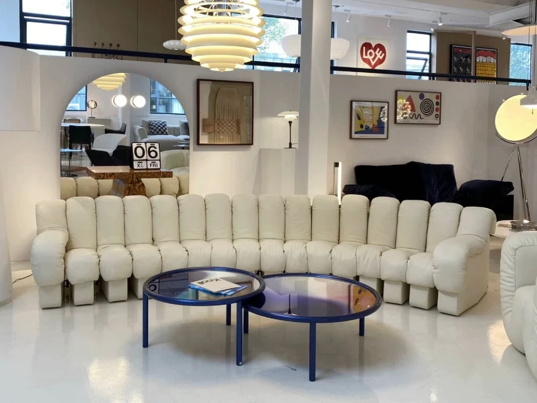 Artistic Glass Coffee Table Designed by Italian Artist