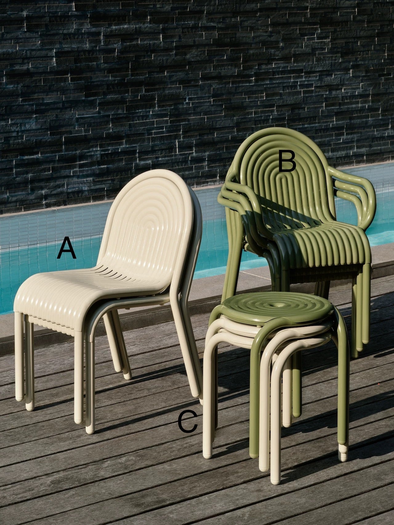 Aluminum Furniture Outdoor Metal Table Chair Set