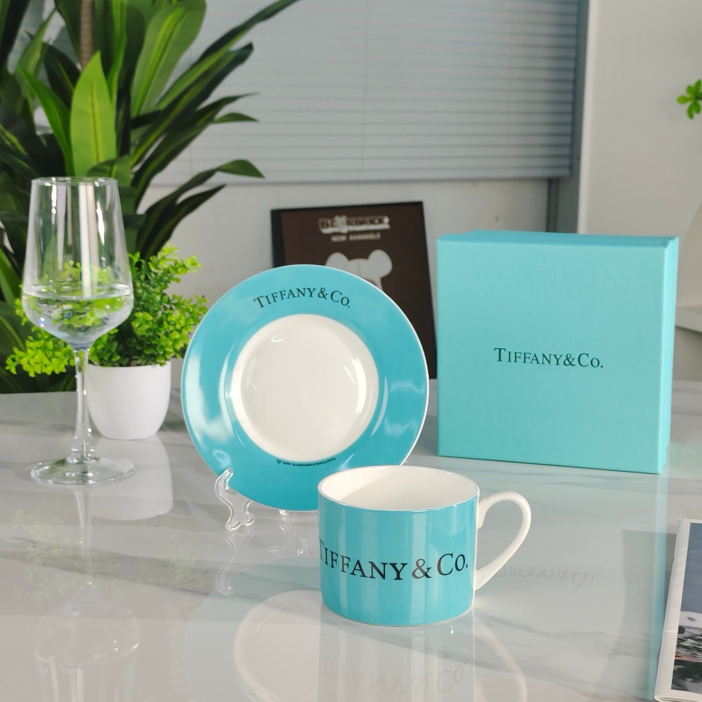 Christmas Gifts Coffee Cup Saucer Birthday Gift Home Colorful Tableware Free Shipping