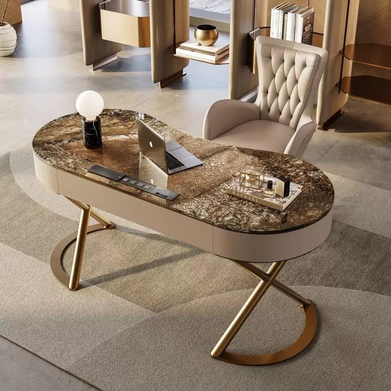 Italian-style Desk Luxurious Office Furniture Office Desk Office Chair