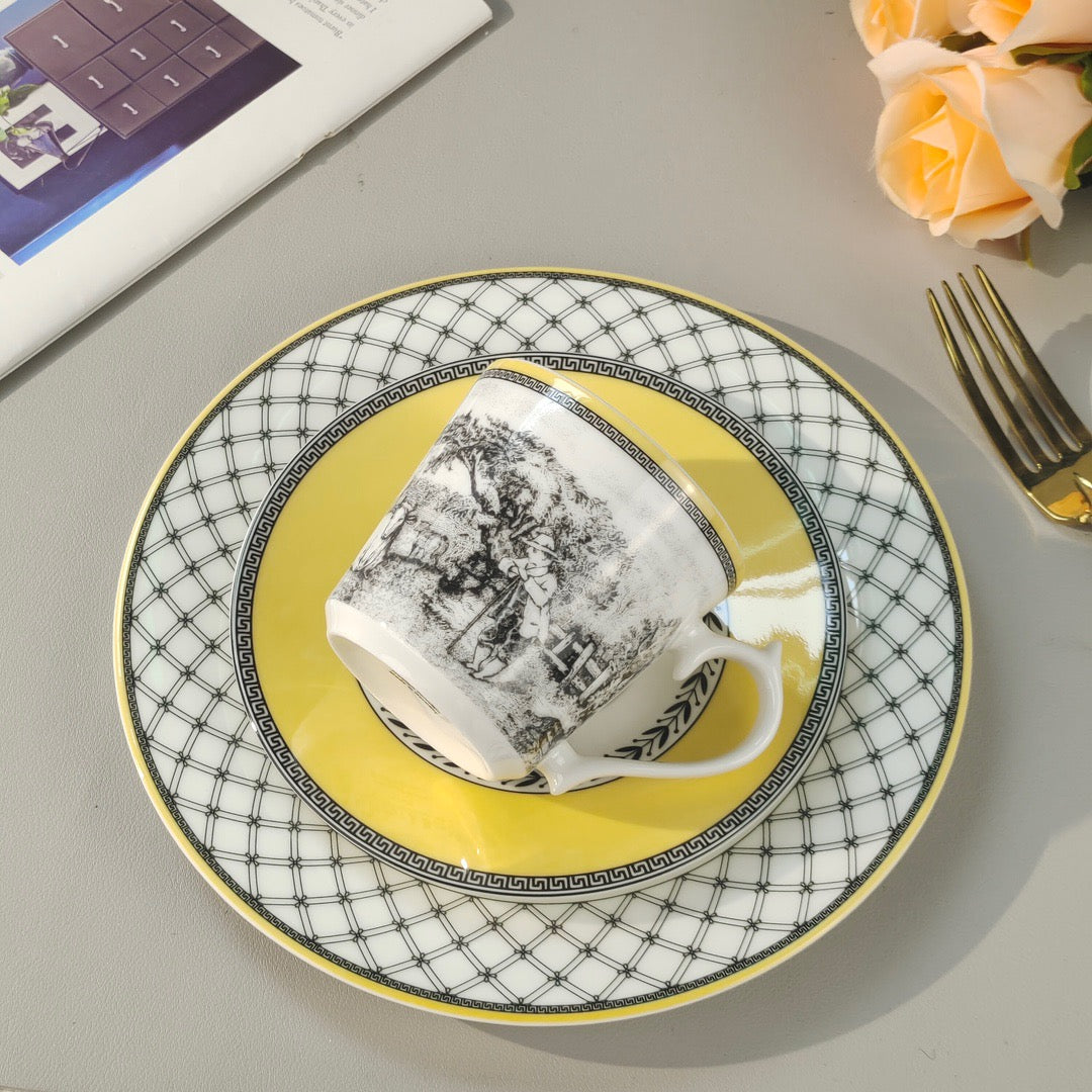 Christmas gift Brand German coffee cup saucers afternoon tea tableware free shipping