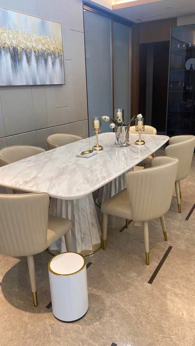 Italian style Luxurious dining chair modern restaurant chair makeup chair