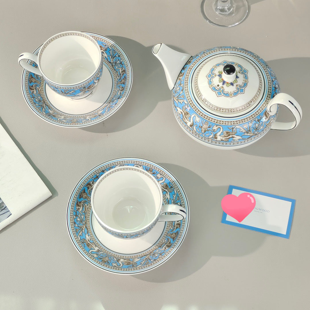 Christmas gift Brand tea cup teapot coffee cup luxurious gift tableware free shipping